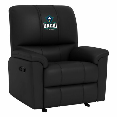 DREAMSEAT Rocker Recliner with UNC Wilmington Primary Logo XZ52031CDRRBLK-PSCOL13775